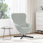 Fauteuil œuf Gris clair Velours