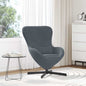 Fauteuil œuf Gris foncé Velours