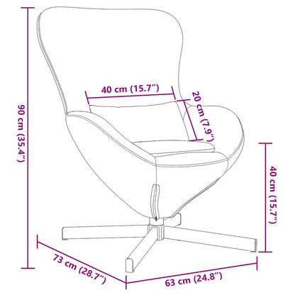 Fauteuil œuf Rouge bordeaux Velours