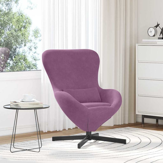 Fauteuil œuf Violet Velours