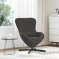 Fauteuil œuf Gris foncé Tissu ressemblant à de la laine bouclée
