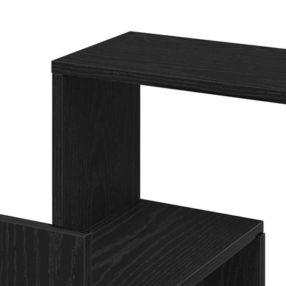 Étagère d'angle Chêne noir 45 x 45 x 147 cm Bois d'ingénierie