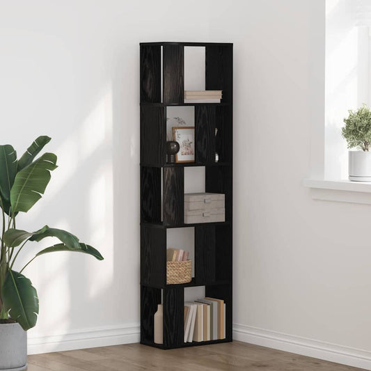 Étagère Chêne noir 45 x 23.5 x 162.5 cm Bois d'ingénierie