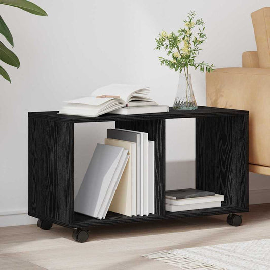 Table d'appoint Chêne noir 72 x 33 x 42.5 cm Bois d'ingénierie