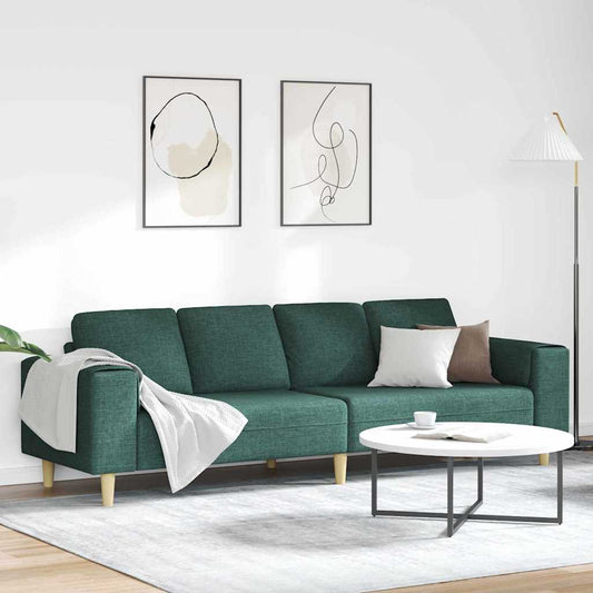 Ensemble de Canapés Vert foncé tissu