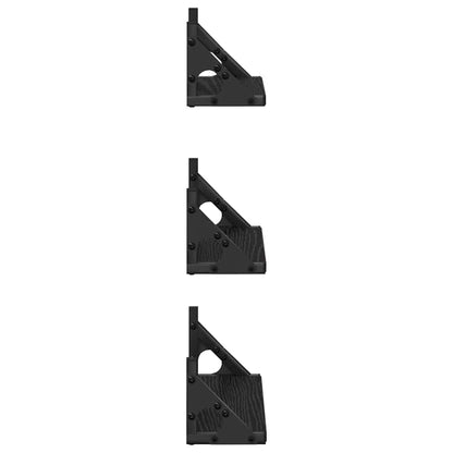 Ensemble d'étagères murales 3 pcs Chêne noir 37 x 12 x 13 cm