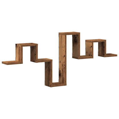 Étagère Murale Bois ancien 104.5 x 10 x 43 cm Bois d'ingénierie