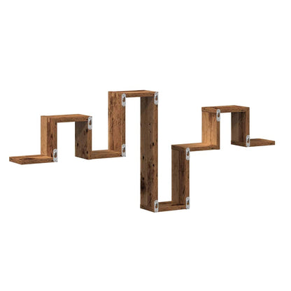 Étagère Murale Bois ancien 104.5 x 10 x 43 cm Bois d'ingénierie