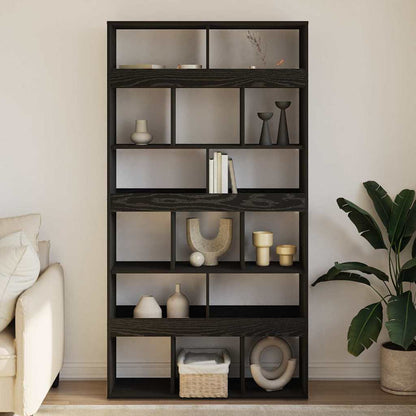 Étagère 2 pcs Chêne noir 100 x 33 x 187,5 cm Bois d'ingénierie