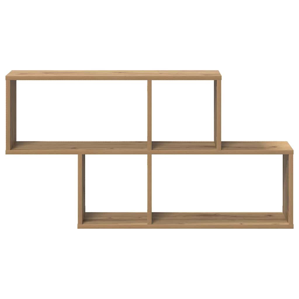 Étagère Murale avec étagère chêne artisanal 100 x 20 x 53 cm