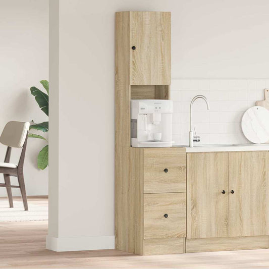 Armoire de cuisine Beige 35 x 50 x 180 cm Bois d'ingénierie