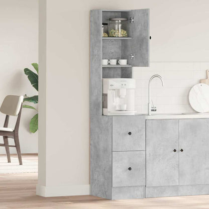 Armoire de cuisine Gris 35 x 50 x 180 cm Bois d'ingénierie