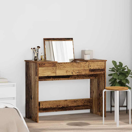 Table de Toilette avec tiroir Bois ancien 100 x 45 x 76 cm