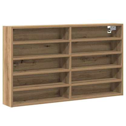 Cabinet d'Affichage chêne artisanal 100 x 15 x 58 cm
