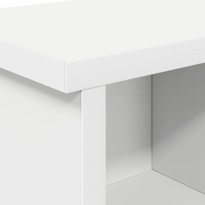 Porte-manteau mural Blanc 50 x 16 x 26 cm Bois d'ingénierie