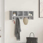 Porte-manteau mural avec étagère Sonoma gris 75 x 16 x 26 cm