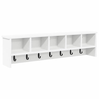 Porte-manteau mural Blanc 100 x 16 x 26 cm Bois d'ingénierie