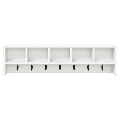 Porte-manteau mural Blanc 100 x 16 x 26 cm Bois d'ingénierie