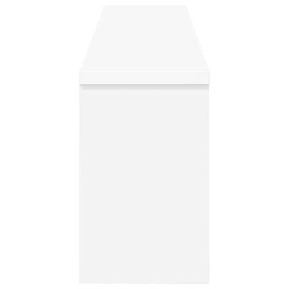 Porte-manteau mural Blanc 100 x 16 x 26 cm Bois d'ingénierie