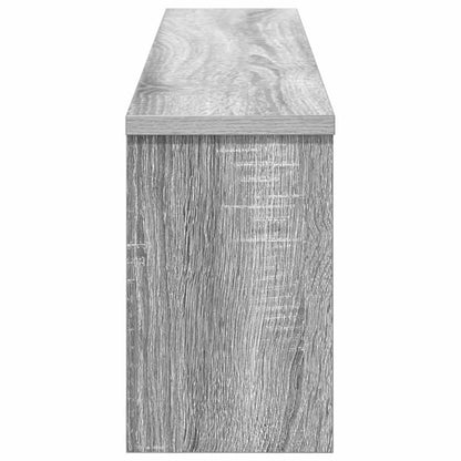 Porte-manteau mural avec étagère Sonoma gris 100 x 16 x 26 cm