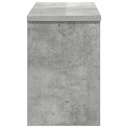 Porte-manteau mural avec étagère Gris béton 50 x 20 x 30 cm
