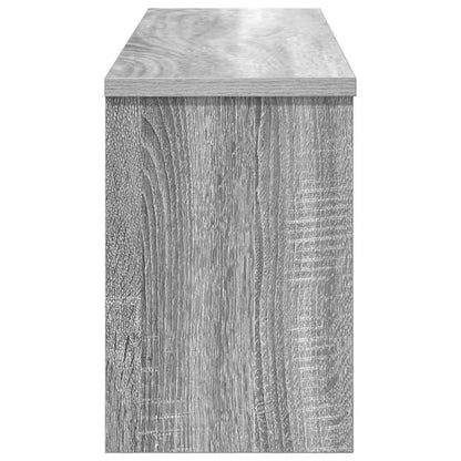 Porte-manteau mural avec étagère Sonoma gris 80 x 20 x 30 cm