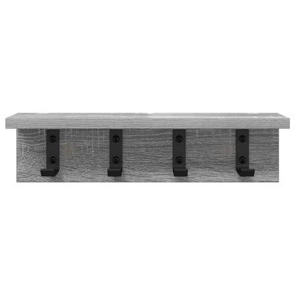 Porte-manteau mural Sonoma gris 40 x 10.5 x 10.5 cm