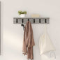 Porte-manteau mural Sonoma gris 60 x 10.5 x 10.5 cm