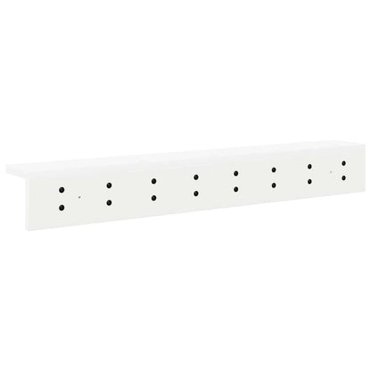 Porte-manteau mural Blanc 80 x 10.5 x 10.5 cm Bois d'ingénierie