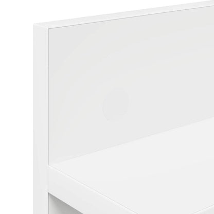 Porte-manteau mural Blanc 40 x 10.5 x 18 cm Bois d'ingénierie