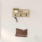 Porte-manteau mural avec étagère Chêne sonoma 40 x 10.5 x 18 cm
