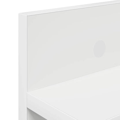 Porte-manteau mural Blanc 80 x 10.5 x 18 cm Bois d'ingénierie