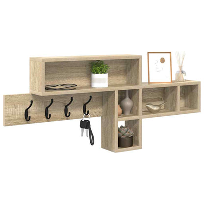 Porte-manteau mural Chêne sonoma 100 x 12 x 43,5 cm