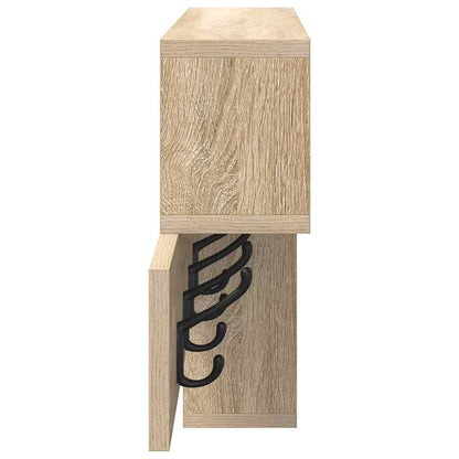 Porte-manteau mural Chêne sonoma 100 x 12 x 43,5 cm