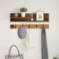 Porte-manteau mural avec étagère Bois ancien 90 x 15 x 36 cm