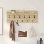Porte-manteau mural avec étagère Chêne sonoma Bois d'ingénierie
