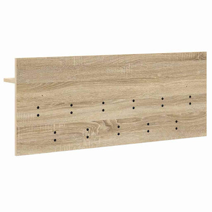 Porte-manteau mural avec étagère Chêne sonoma Bois d'ingénierie