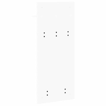 Porte-manteau mural Blanc 90 x 40 x 10 cm Bois d'ingénierie