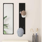 Porte-manteau mural Montage mural Chêne noir 20 x 1.5 x 100 cm