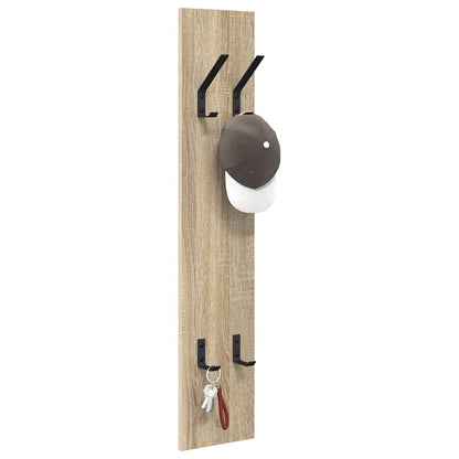 Porte-manteau mural Chêne sonoma 20 x 1.5 x 100 cm