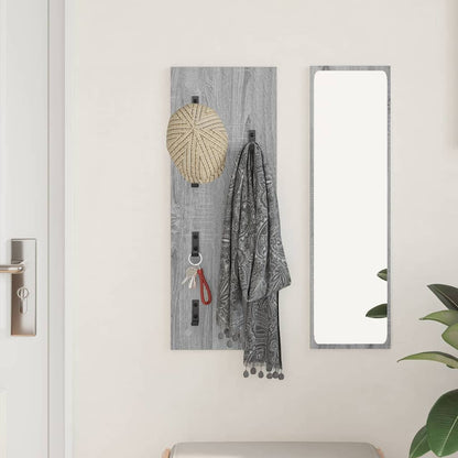 Porte-manteau mural Montage mural Sonoma gris 30 x 1.5 x 80 cm