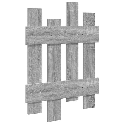 Porte-manteau mural Montage mural Sonoma gris 60 x 3 x 82 cm
