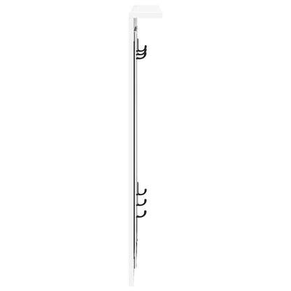 Porte-manteau mural Blanc 84 x 10 x 80 cm Bois d'ingénierie