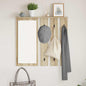 Porte-manteau mural avec étagère Chêne sonoma 84 x 10 x 80 cm