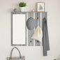 Porte-manteau mural avec étagère Sonoma gris 84 x 10 x 80 cm