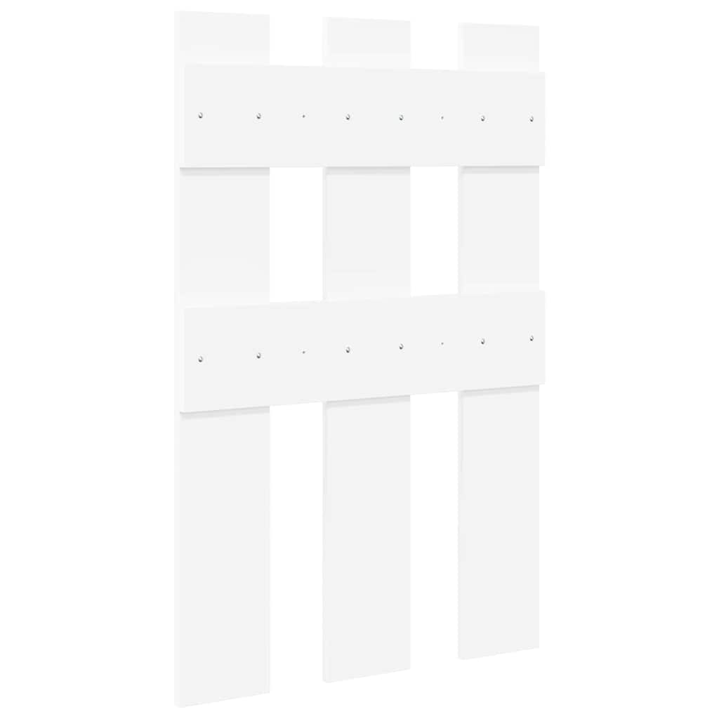 Porte-manteau mural Blanc 65 x 3 x 100 cm Bois d'ingénierie