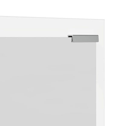 Porte-manteau mural Blanc 100 x 10 x 100 cm Bois d'ingénierie