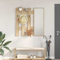 Porte-manteau mural avec miroir Chêne Sonoma 100 x 10 x 100 cm