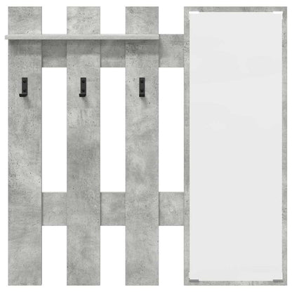 Porte-manteau mural Montage mural Gris Béton 100 x 10 x 100 cm