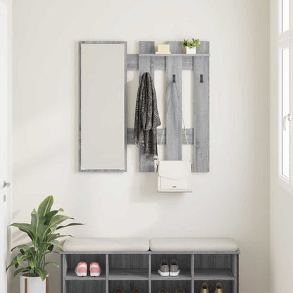 Porte-manteau mural Montage mural Gris sonoma 100 x 10 x 100 cm